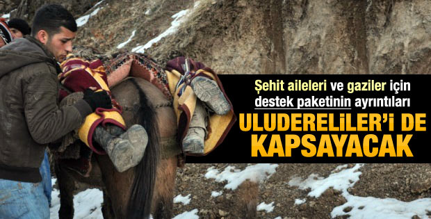 Uludere mağdurlarına maaş