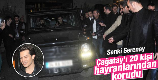 Çağatay Ulusoy'a 20 koruma