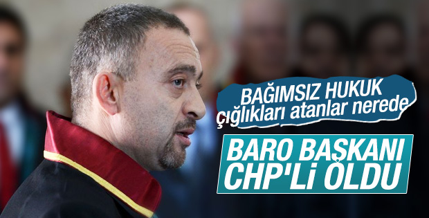 İstanbul Barosu Başkanı Ümit Kocasakal CHP üyesi oldu