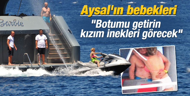 Ünal Aysal ailece tatilde