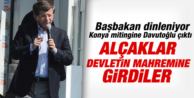 AK Parti'nin Konya mitinginde Ahmet Davutoğlu konuştu