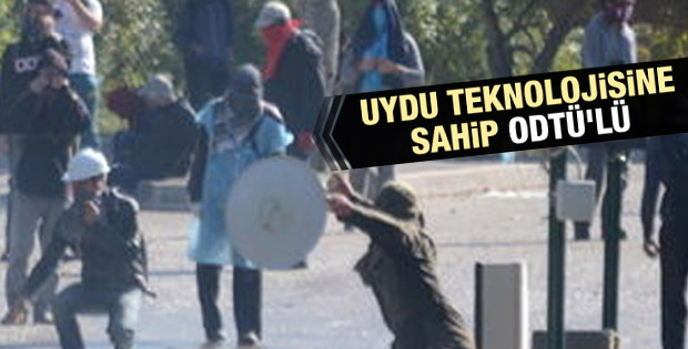 ODTÜ’lü öğrenci uydu antenini kalkan olarak kullandı
