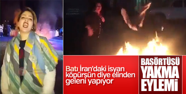 İran'da sokaklar karıştı: Kadınlar başörtülerini yakıyor