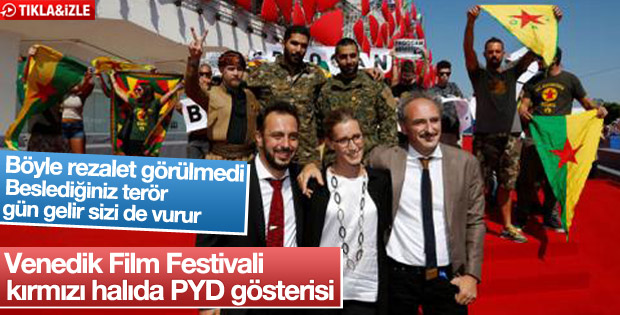 Venedik Film Festivali'nde PYD propagandası