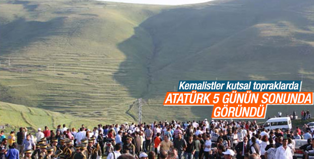 Atatürk silüeti 5 gün gecikmeli göründü