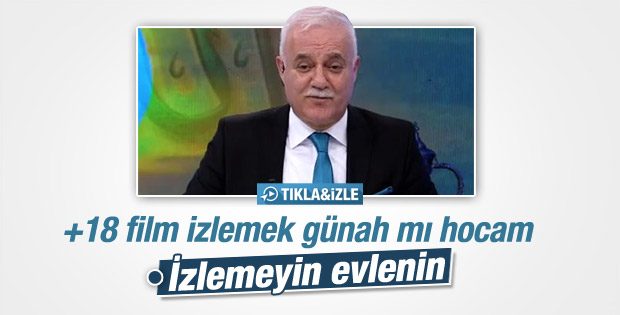 Nihat Hatipoğlu'na +18 filmler soruldu İZLE
