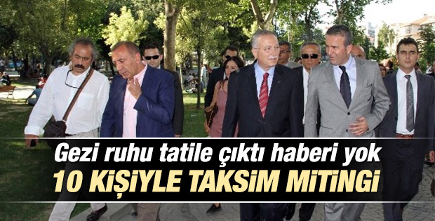 Ekmeleddin İhsanoğlu'ndan Taksim ziyareti