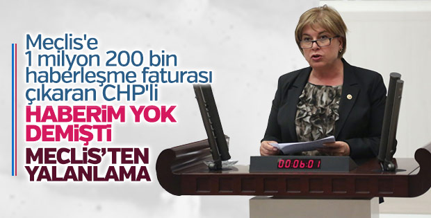 CHP'li vekilden 'haberleşme giderleri' açıklaması
