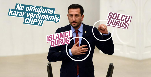 Heyecanlı vekilden beklenmeyen selamlama