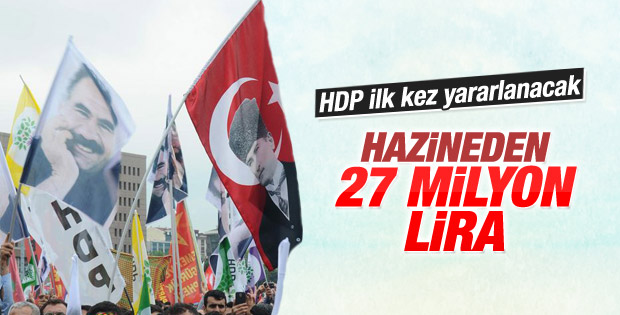 HDP'nin alacağı hazine yardımı miktarı belli oldu