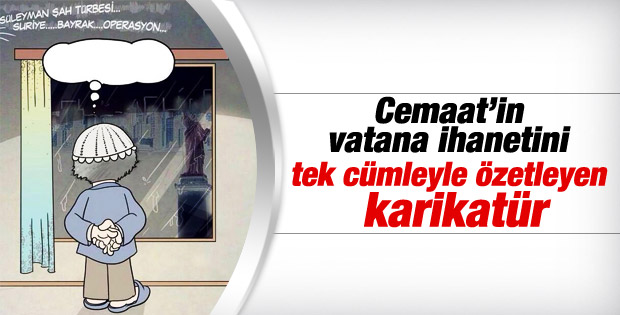Vatana ihanetin karikatürü yayınlandı