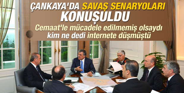 Çankaya'daki Musul zirvesi bitti