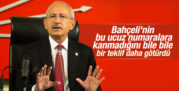 Kılıçdaroğlu Bahçeli'ye yeni teklifle gidiyor