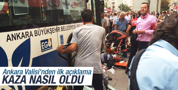 Ankara Valisi Kılıçlar'dan kaza sonrası ilk açıklama