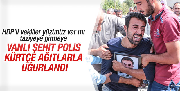 Vanlı şehit Kürtçe ağıtlarla uğurlandı