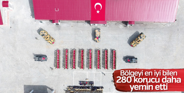 Van'da 280 korucu yemin etti