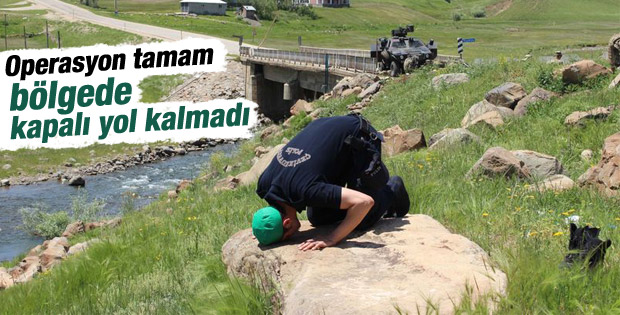 Varto'da yol kapatan teröristlere operasyon