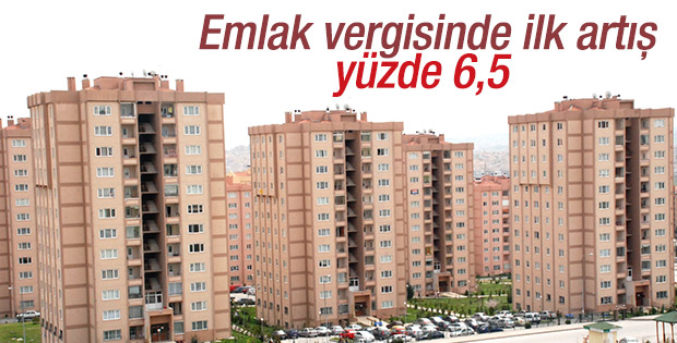 Emlak vergisinde ilk artış oranı belli oldu