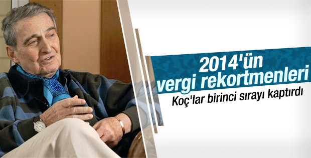Türkiye'nin vergi rokertmenleri açıklandı