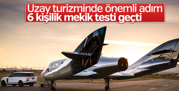 Virgin Galactic turistik uzay aracını başarıyla test etti