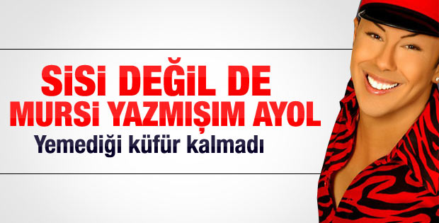 VJ Bülent yanlışlıkla geber Mursi yazınca tepki yağdı