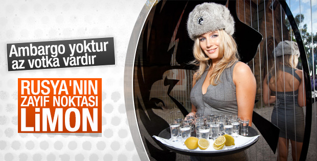 Rusların limonu liste dışı bırakmasının sebebi; Votka