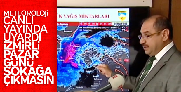 İzmirlilere 'pazar günü sokağa çıkmayın' uyarısı