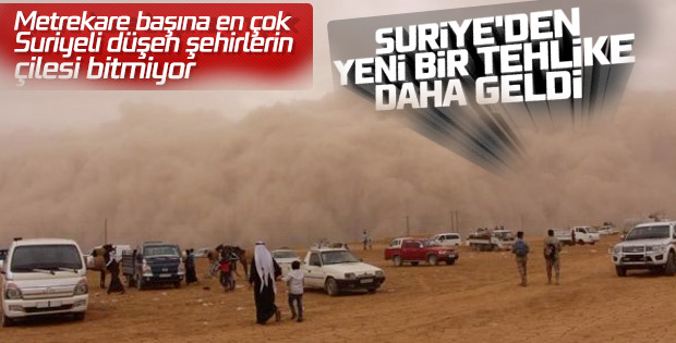 Suriye'den gelen toz bulutu etkisini artırıyor