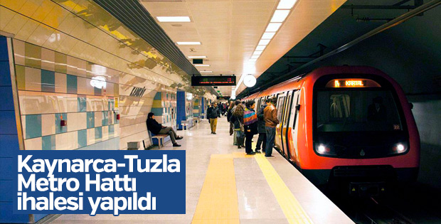 Kaynarca-Tuzla Metro Hattı'nın ihalesi gerçekleşti
