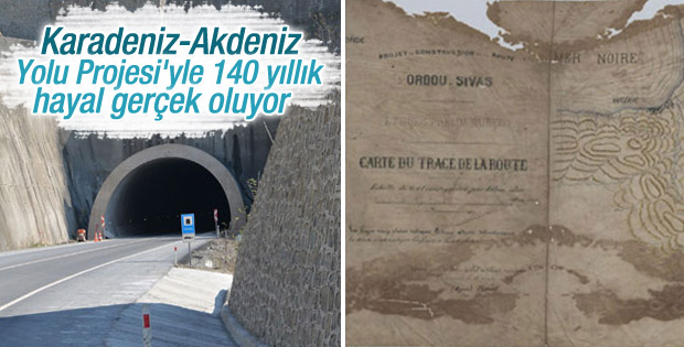 Karadeniz-Akdeniz Yolu Projesi 2017'de hizmete giriyor
