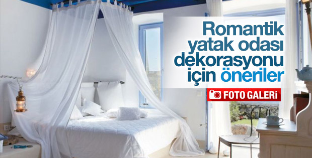 Romantik yatak odası tasarımları