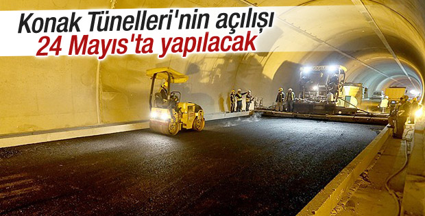 Konak Tünelleri'nin açılışı 24 Mayıs'ta yapılacak