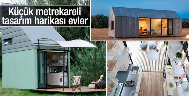 Küçük metrekareli tasarım harikası evler