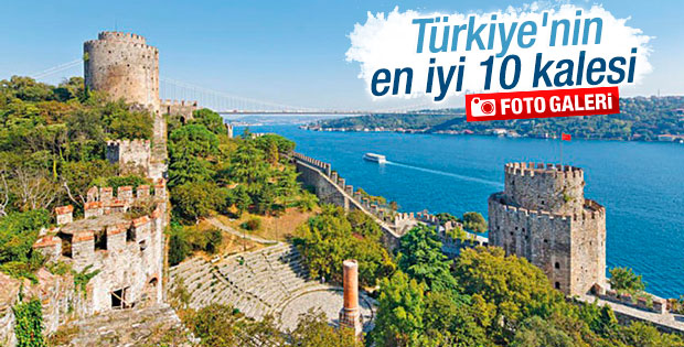 Türkiye'nin en iyi 10 kalesi 
