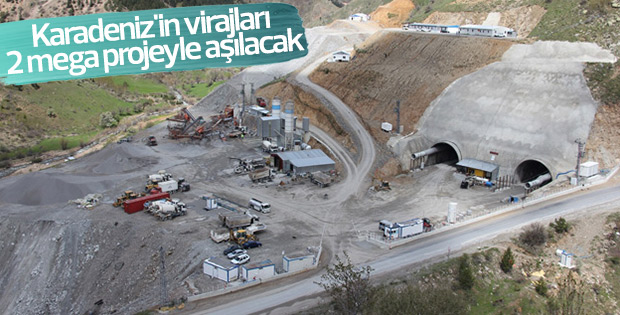 Karadeniz'in virajları 2 mega projeyle aşılacak