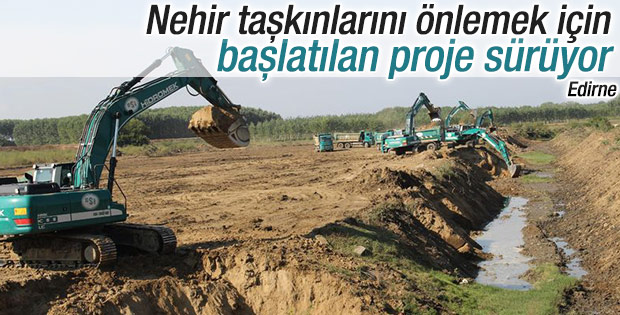 Kanal Edirne projesi tüm hızıyla devam ediyor