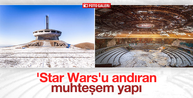 Bulgaristan'da uzay üssünü andıran yapı