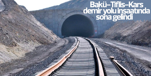 Bakü-Tiflis-Kars demir yolu inşaatında sona gelindi