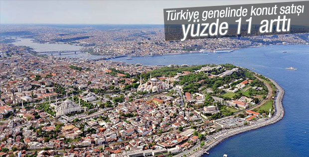 2015 yılında konut satışları yüzde 11 büyüdü