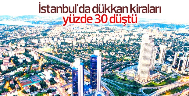 İstanbul'da dükkan kiraları düştü