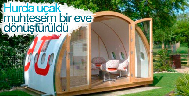 İngiltere�de uçak hurdasından ev tasarlandı
