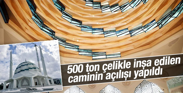 Üsküdar'da inşa edilen Tatbikat Cami'nin açılışı gerçekleşti