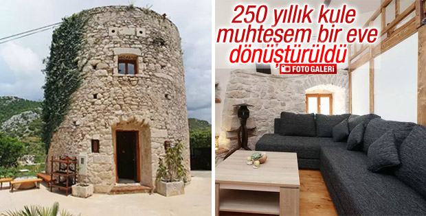 Hvar Adası'ndaki kule muhteşem bir eve dönüştürüldü