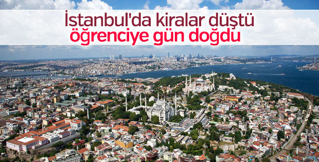 İstanbul'da kiralar düştü öğrenciye gün doğdu