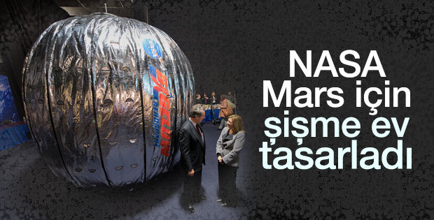 Mars için şişme ev tasarlandı