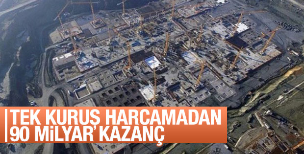Üçüncü Havalimanı 27,5 milyar avro gelir sağlayacak