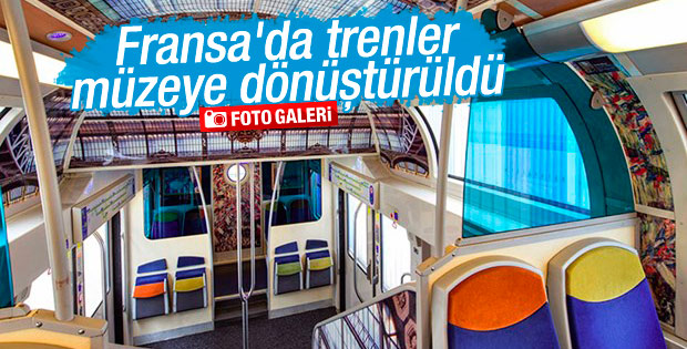 Fransa'da trenler müzeye dönüştürüldü