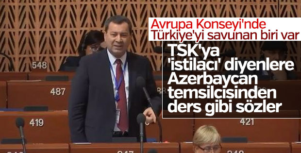 Azerbaycan vekili harekâta 'istila' denmesine karşı çıktı
