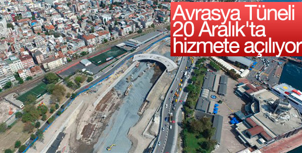 Avrasya Tüneli için geri sayım başladı