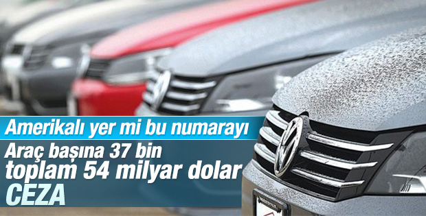 Volkswagen krizinin faturası 50 milyar dolar